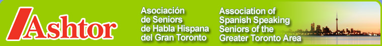 ASHTOR - Association of Spanish Speaking Seniors of the Greater Toronto Area
